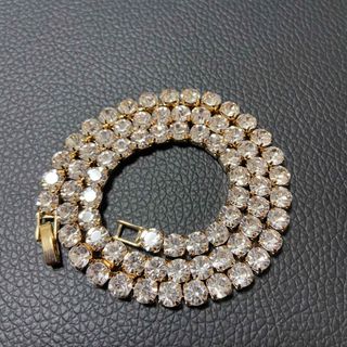 18k gp czダイヤ テニスネックレス ゴールド アバランチの通販 18k gp czダイヤ テニスネックレス ゴールド アバランチの通販