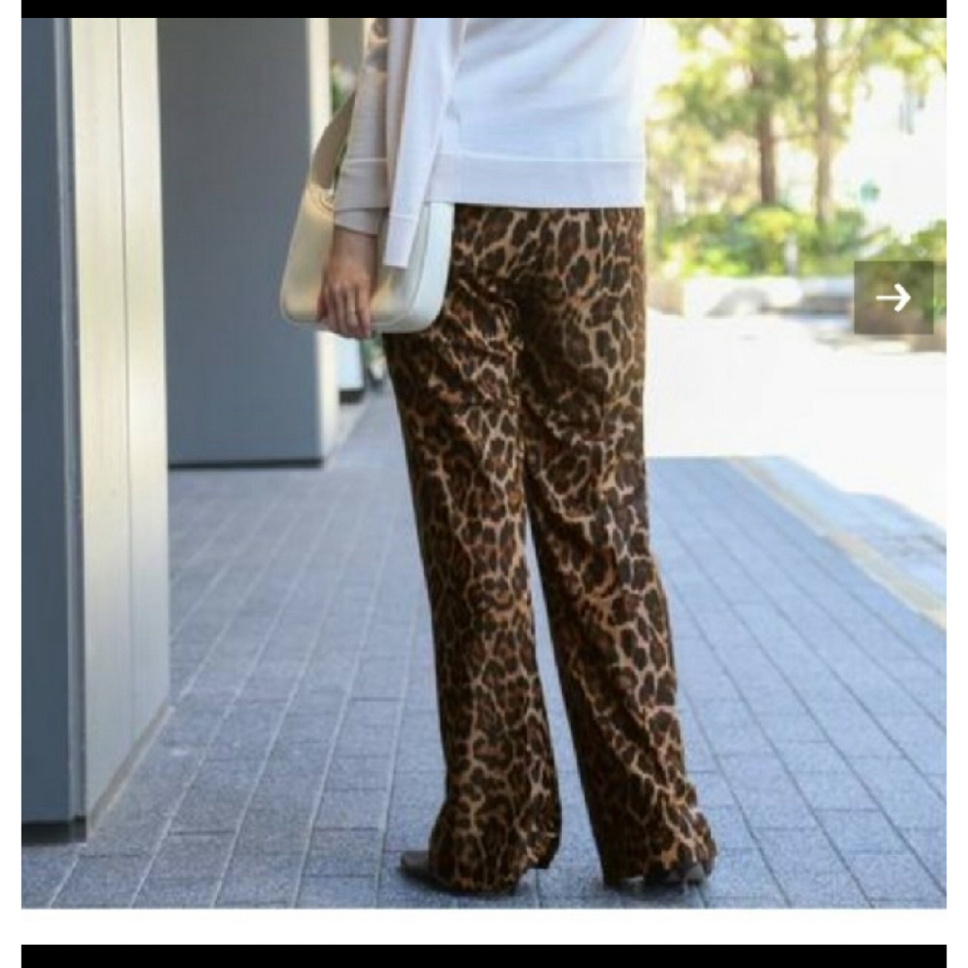 美品 leopard easy パンツ36 ドゥーズィエムクラス パンツ 美品 leopard easy パンツ36 ドゥーズィエムクラス パンツ