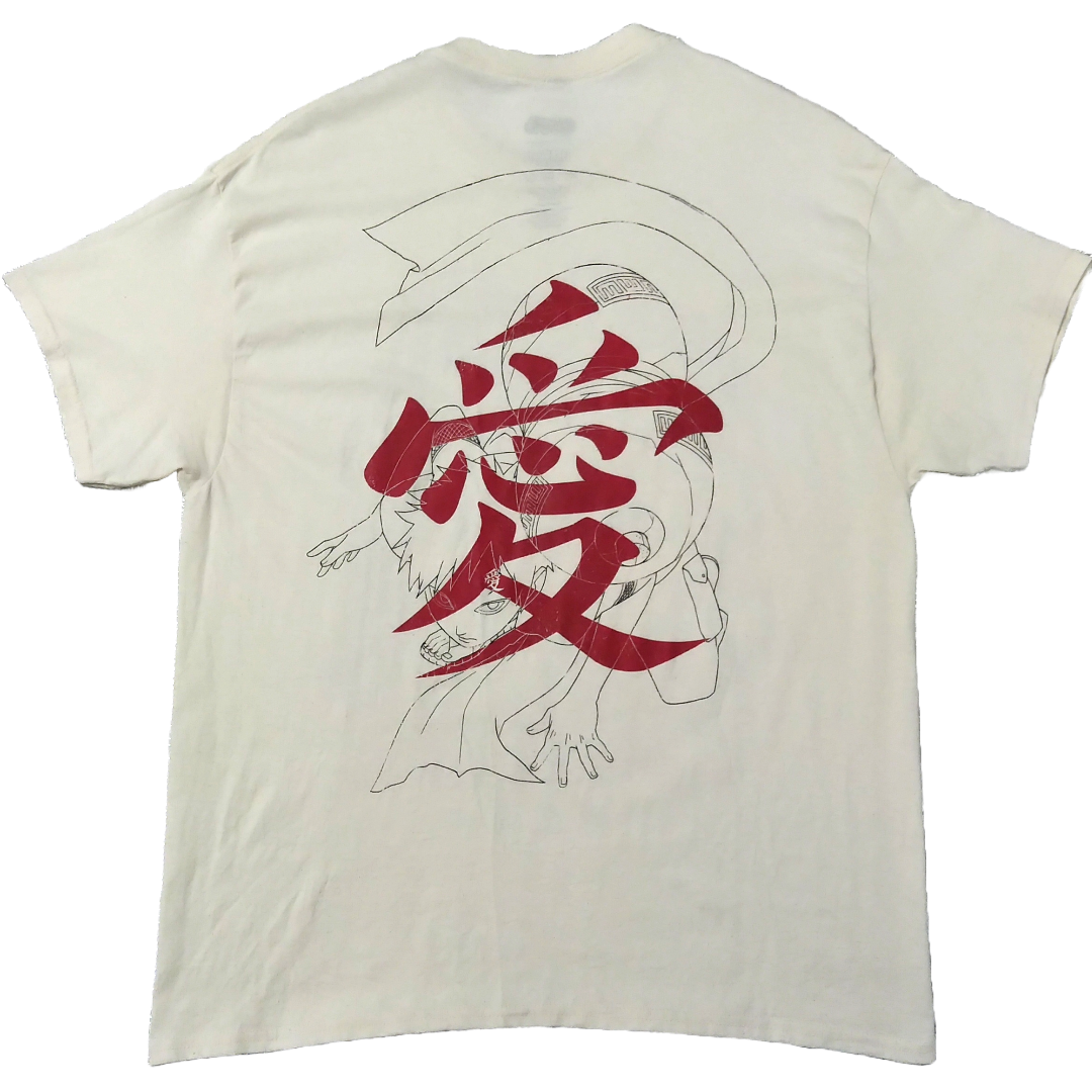 古着 ナルト Tシャツ XLサイズ 生成色 我愛羅 naruto アニメT 古着 ナルト Tシャツ XLサイズ 生成色 我愛羅 naruto アニメT