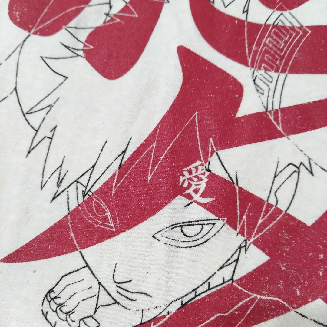 古着 ナルト Tシャツ XLサイズ 生成色 我愛羅 naruto アニメT 古着 ナルト Tシャツ XLサイズ 生成色 我愛羅 naruto アニメT
