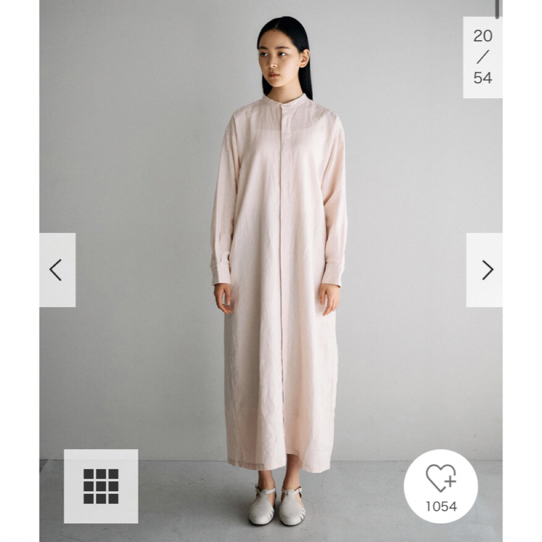 かぐれ - 新品タグ付◉ かぐれ リネンシャツワンピース PINK かぐれ - 新品タグ付◉ かぐれ リネンシャツワンピース PINK