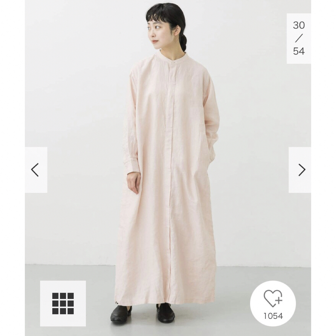 新品タグ付◉ かぐれ リネンシャツワンピース PINK アーバンリサーチ 新品タグ付◉ かぐれ リネンシャツワンピース PINK アーバンリサーチ