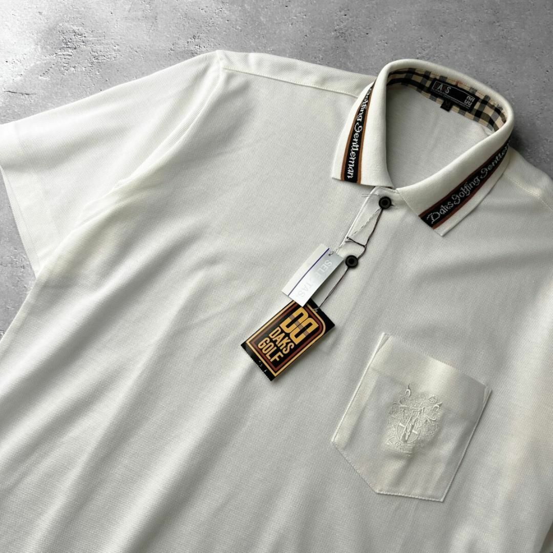 DAKS - 新品 日本製 ダックス ゴルフ コットン 鹿の子 半袖 DAKS - 新品 日本製 ダックス ゴルフ コットン 鹿の子 半袖