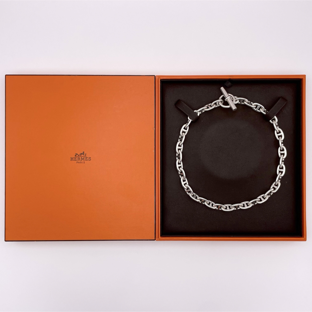 HERMES - HERMES マルジェラ期 シェーヌダンクル MM シルバー HERMES - HERMES マルジェラ期 シェーヌダンクル MM シルバー