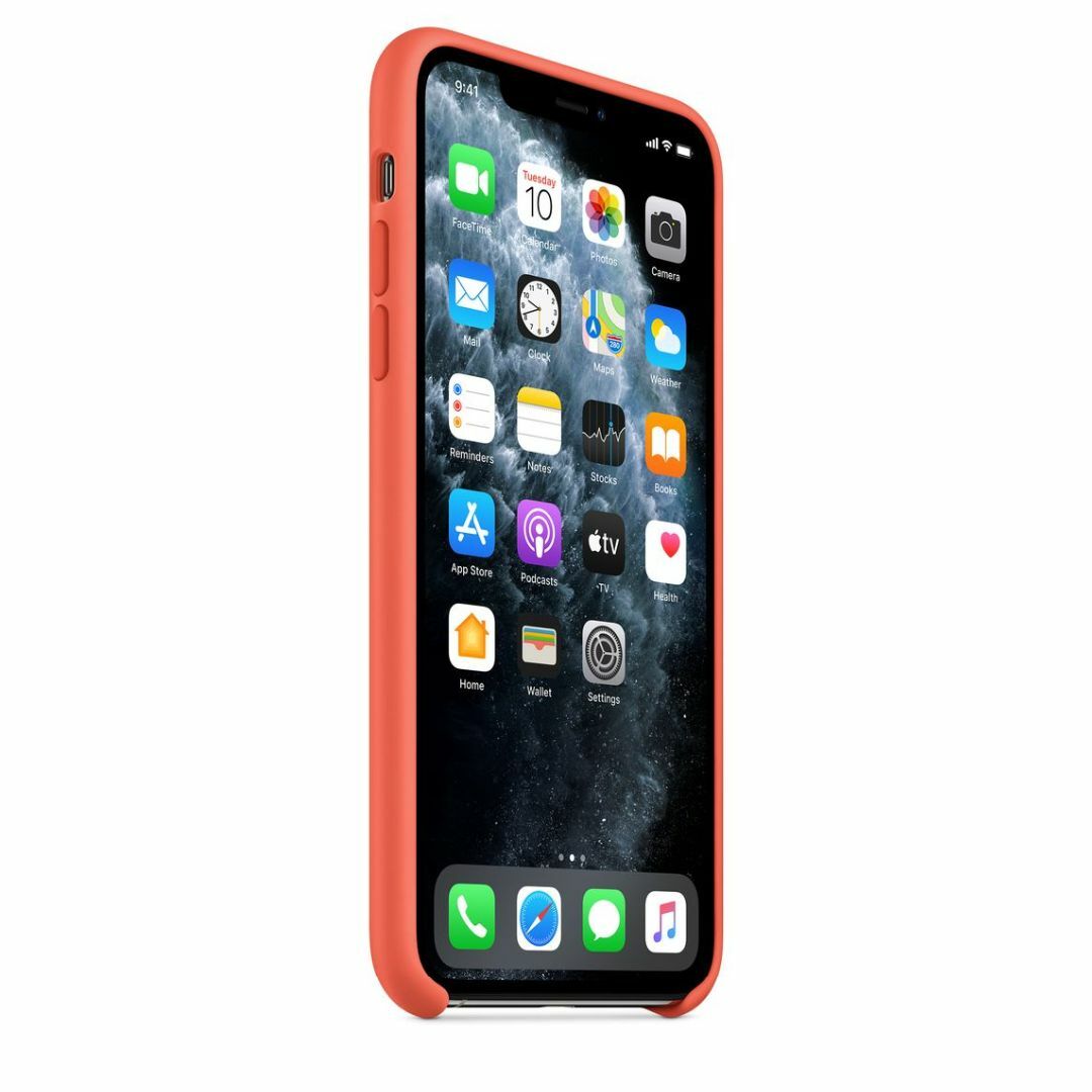 Apple(アップル)の新品Apple純正iPhone11 Pro Maxシリコンケース クレメンタイン スマホ/家電/カメラのスマホアクセサリー(iPhoneケース)の商品写真