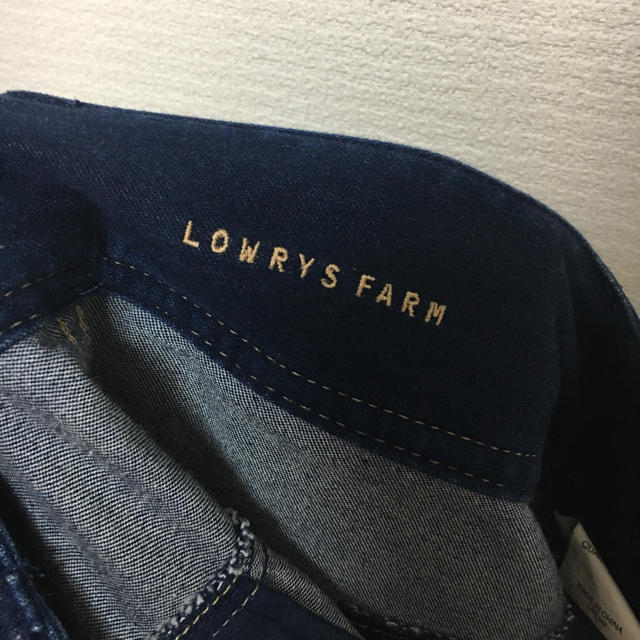 LOWRYS FARM(ローリーズファーム)のLOWRYSFARM♡ローリーズファーム デニム台形スカート レディースのスカート(ミニスカート)の商品写真