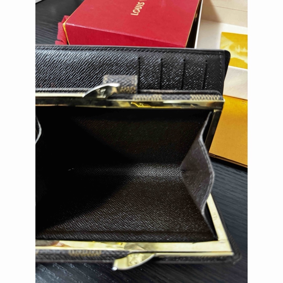 中古】ルイヴィトンーダミエーヴィエノワ(がま口折財布) 中古】ルイヴィトンーダミエーヴィエノワ(がま口折財布)