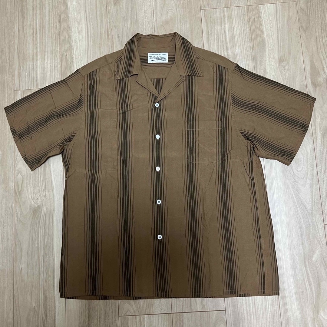 WACKO MARIA - Lサイズ wackomaria striped シャツ キムタクの WACKO MARIA - Lサイズ wackomaria striped シャツ キムタクの