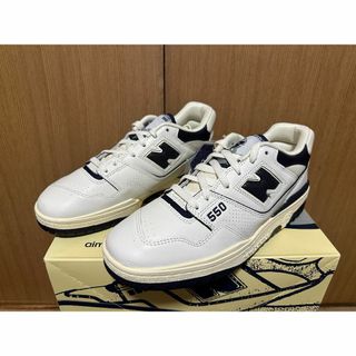 New balance BB550 ALD 27.5cm white navy