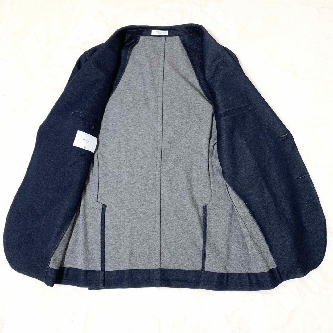 BOGLIOLI - 現行 BOGLIOLI K.JACKET 肘革 テーラードジャケット BOGLIOLI - 現行 BOGLIOLI K.JACKET 肘革 テーラードジャケット