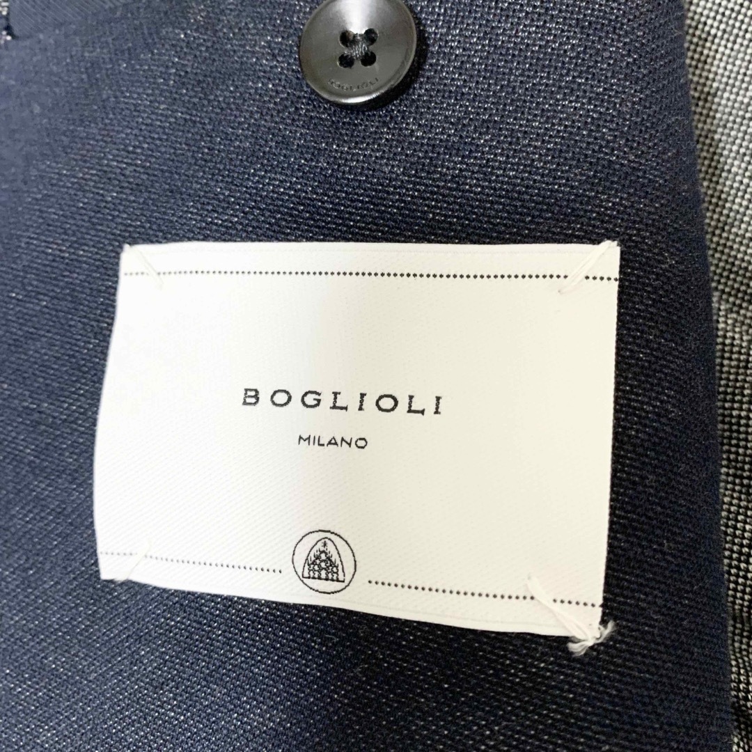 BOGLIOLI - 現行 BOGLIOLI K.JACKET 肘革 テーラードジャケット BOGLIOLI - 現行 BOGLIOLI K.JACKET 肘革 テーラードジャケット