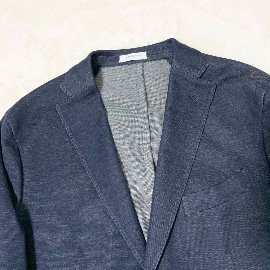 BOGLIOLI - 現行 BOGLIOLI K.JACKET 肘革 テーラードジャケット BOGLIOLI - 現行 BOGLIOLI K.JACKET 肘革 テーラードジャケット