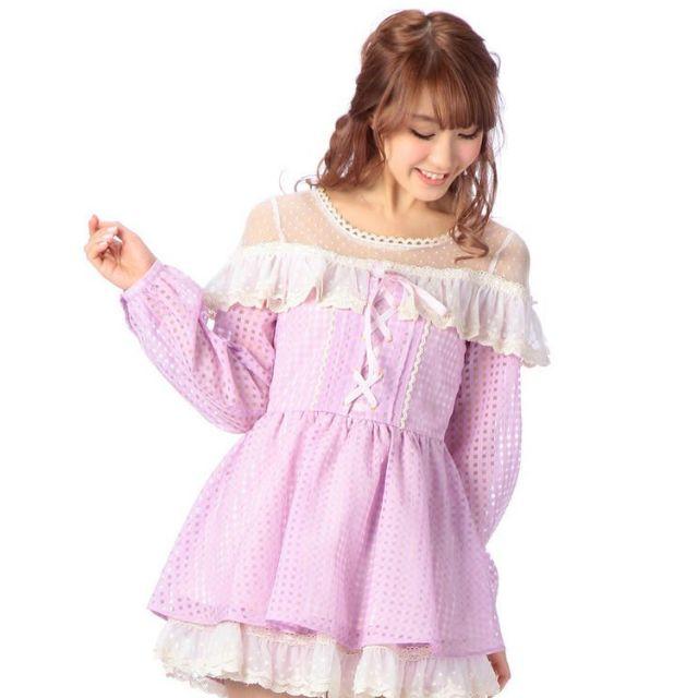 美品♡春♡LIZLISAセットアップ♡ギンガム