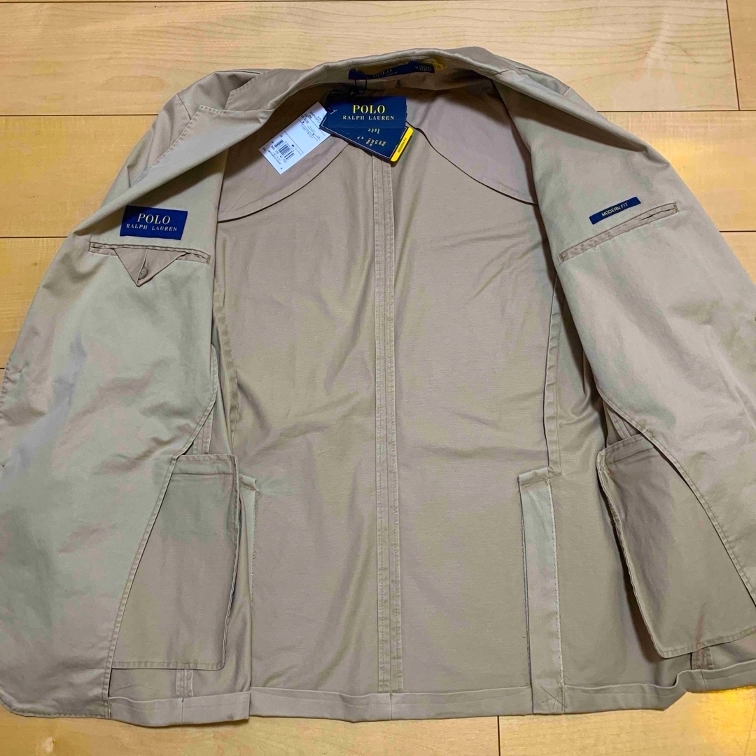 新品 ポロストレッチ ジャケット ベージュ 日本人サイズL 新品 ポロストレッチ ジャケット ベージュ 日本人サイズL