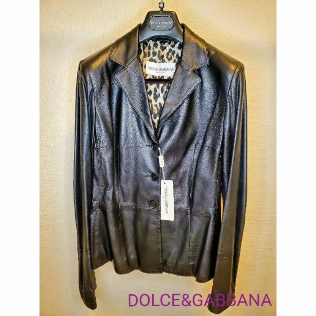 DOLCE&GABBANAドルチェ&ガッバーナ ラムレザージャケット/40 DOLCE&GABBANAドルチェ&ガッバーナ ラムレザージャケット/40