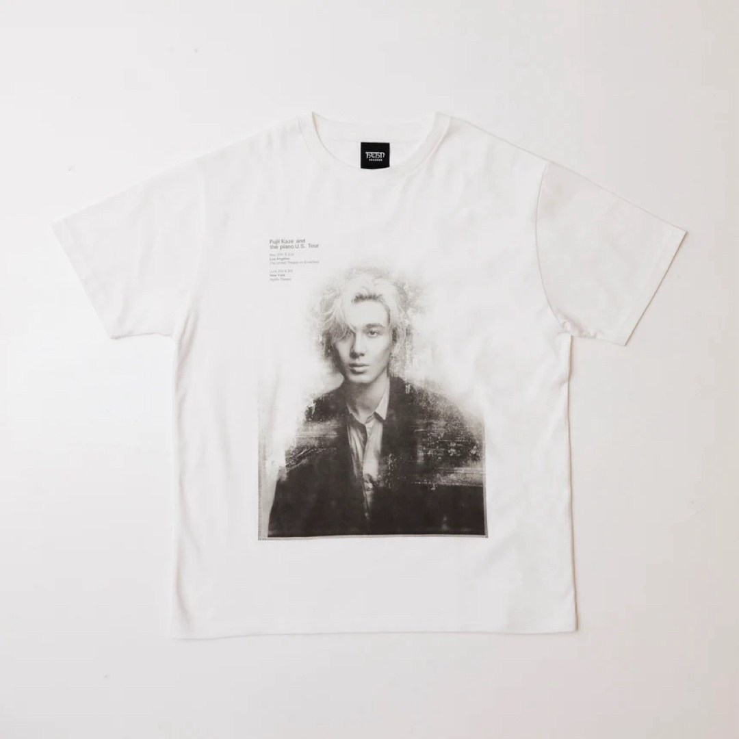S 藤井風 Fujii Kaze Tシャツ White 白 ホワイト プレゼントの S 藤井風 Fujii Kaze Tシャツ White 白 ホワイト プレゼントの