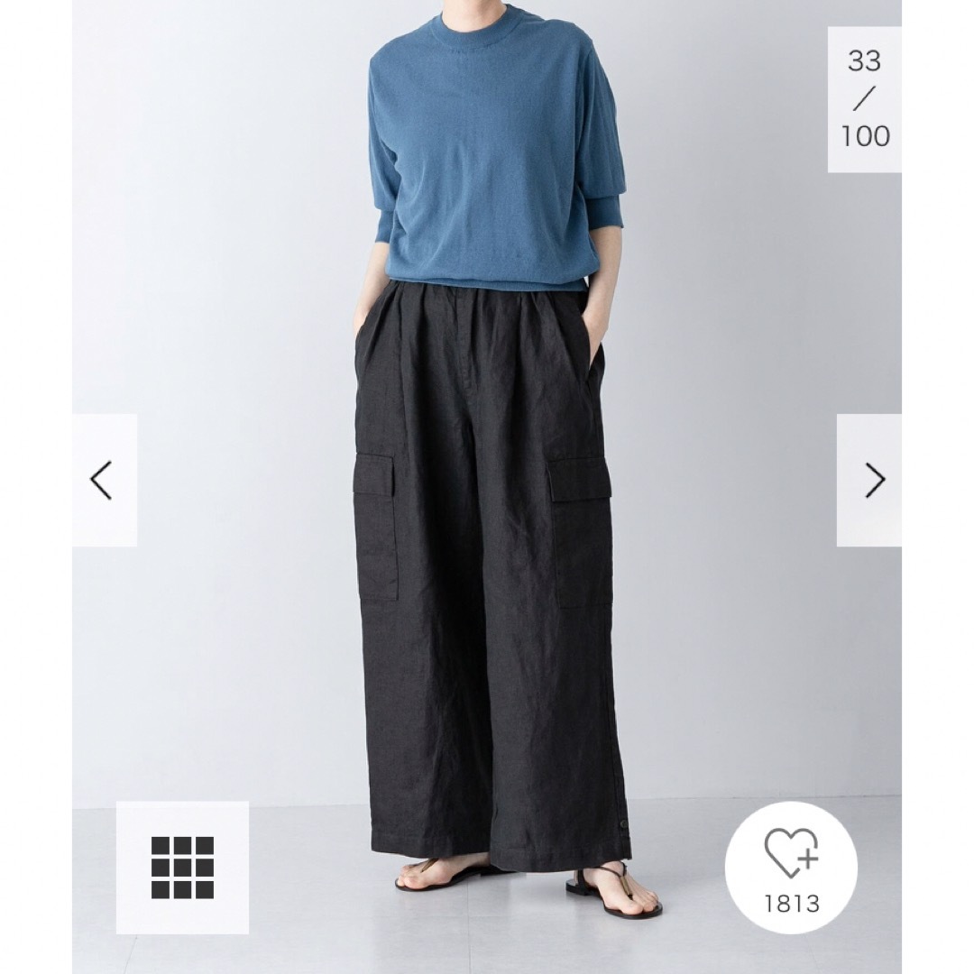 かぐれ - 新品タグ付◉ INK BLACK かぐれ リネン かぐれ - 新品タグ付◉ INK BLACK かぐれ リネン