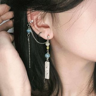 F とりあい 新品未使用 片耳用 ピアス 5個セット チタンポスト F とりあい 新品未使用 片耳用 ピアス 5個セット チタンポスト
