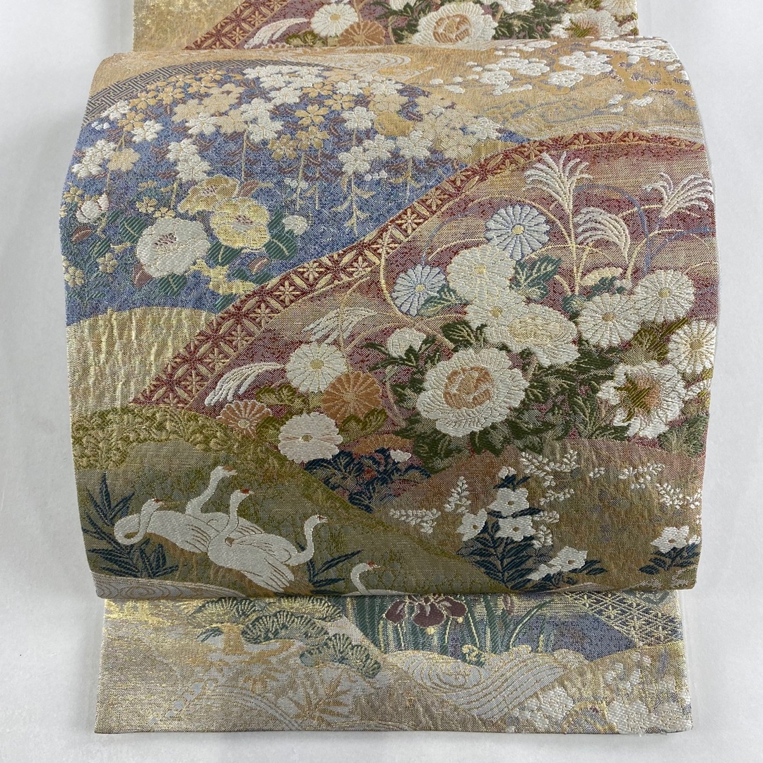 袋帯 美品 秀品 六通 正絹 【中古】