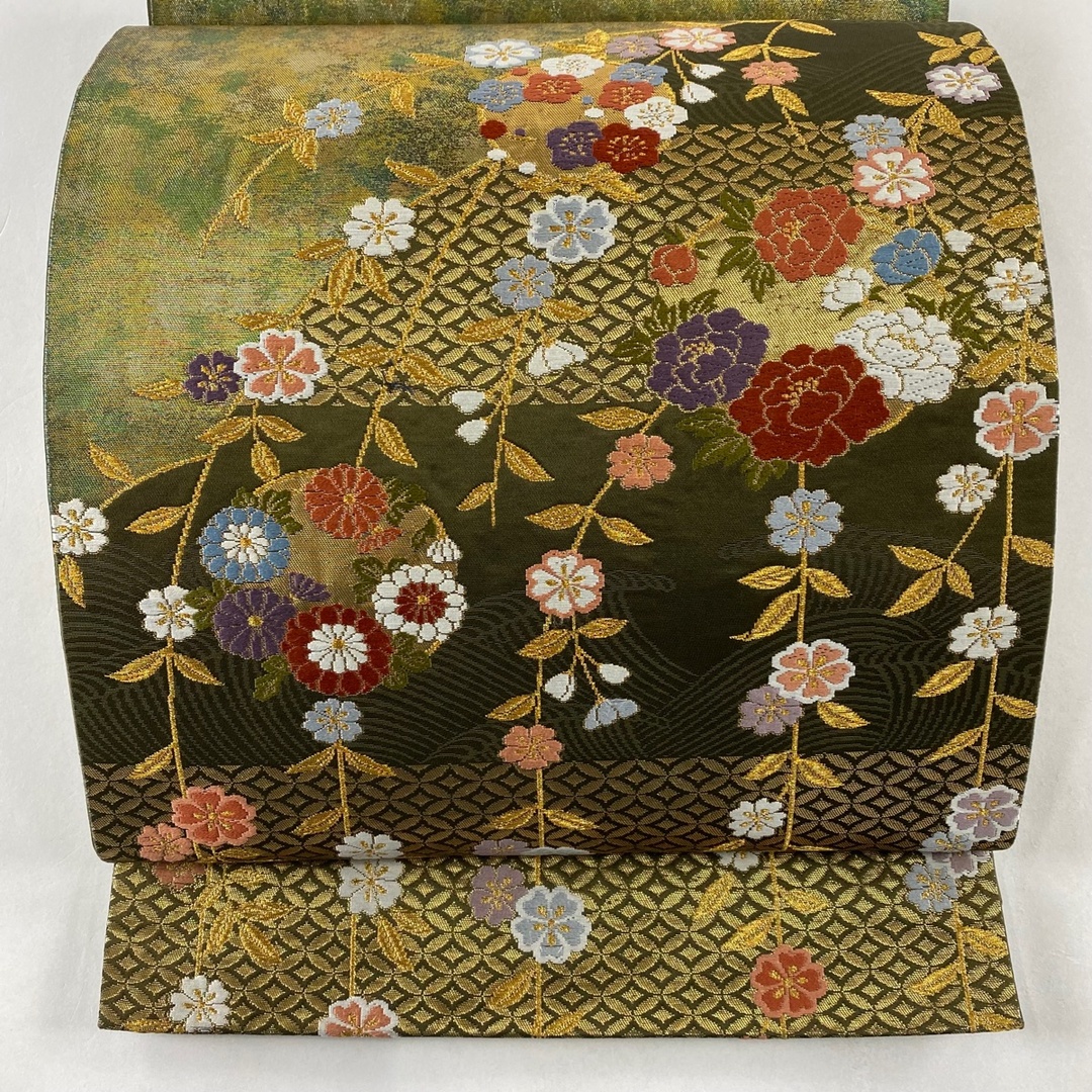 袋帯 美品 秀品 六通 正絹 【中古】