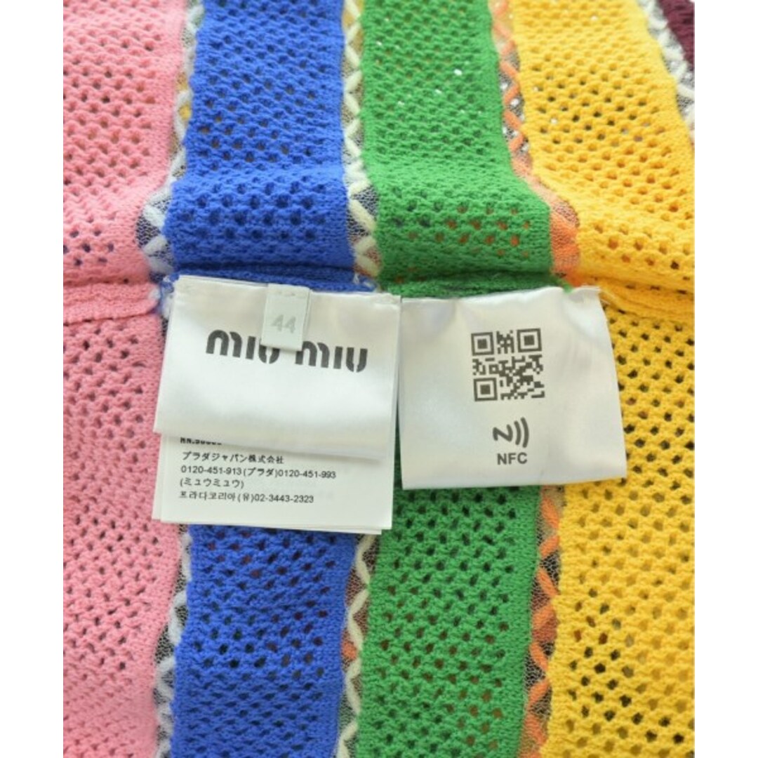 MIU MIU - Miu Miu ニット・セーター 44(L位) 赤x青x紫等 MIU MIU - Miu Miu ニット・セーター 44(L位) 赤x青x紫等