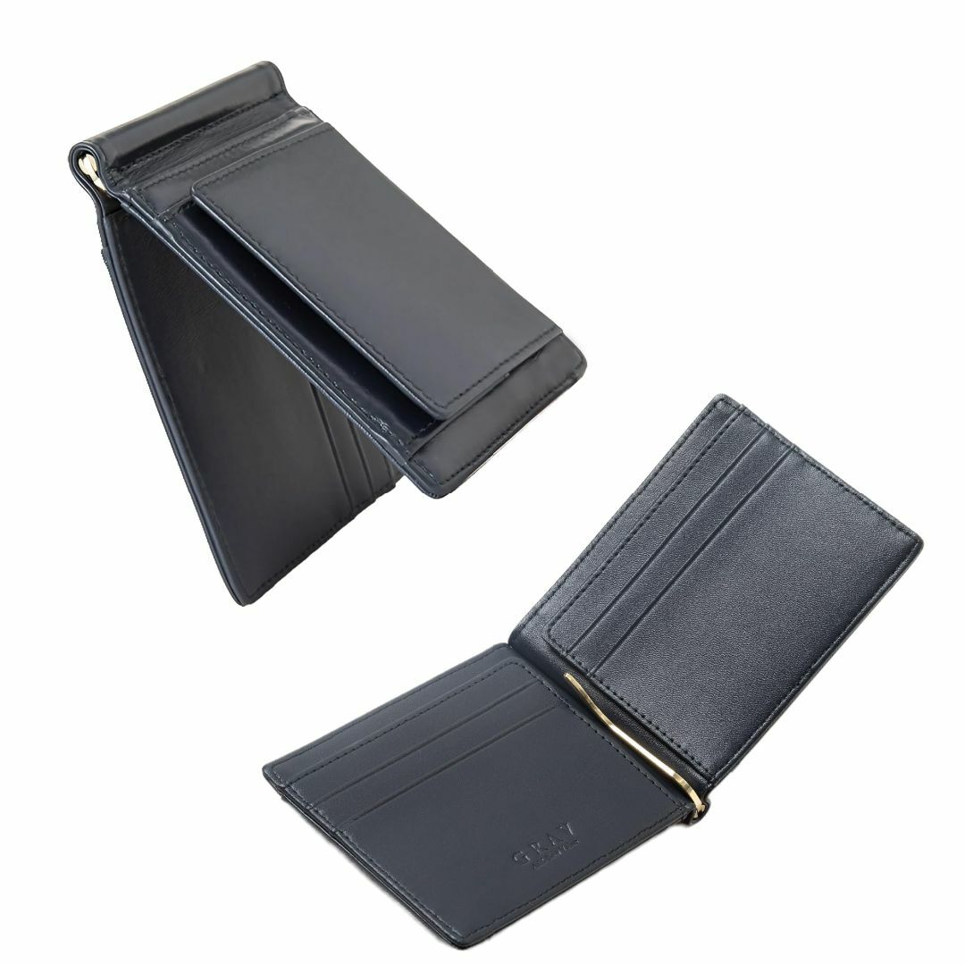 【色: BOX型小銭入れ外付けタイプ：ネイビー】[GRAV] 財布 メンズ 2つ メンズのバッグ(その他)の商品写真