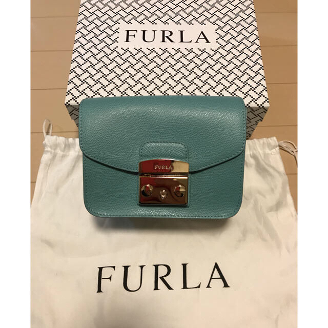 Furla(フルラ)のフルラメトロポリス 新品未使用 ブルー レディースのバッグ(ショルダーバッグ)の商品写真
