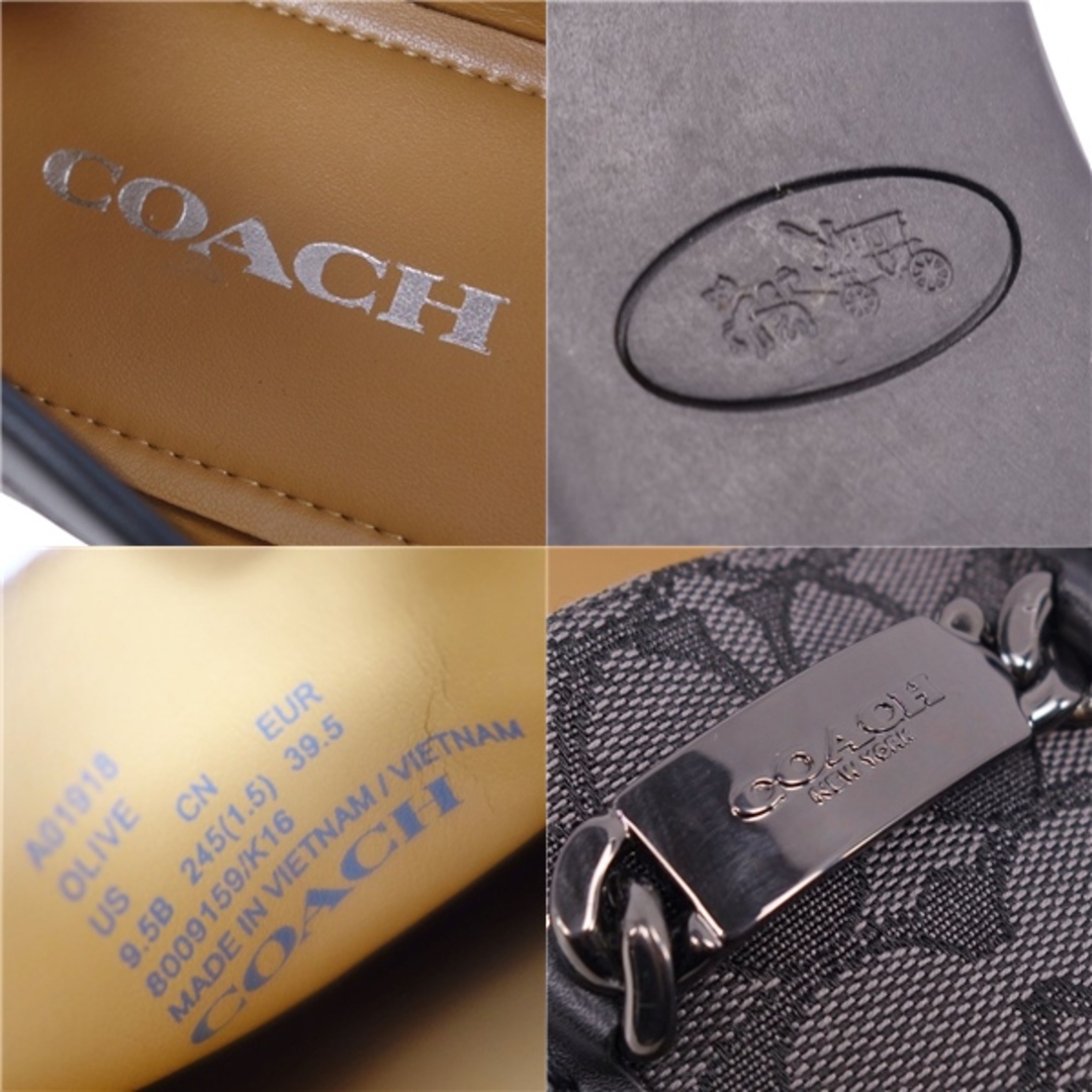 COACH - 美品 コーチ COACH ローファー モカシン シグネチャー COACH - 美品 コーチ COACH ローファー モカシン シグネチャー