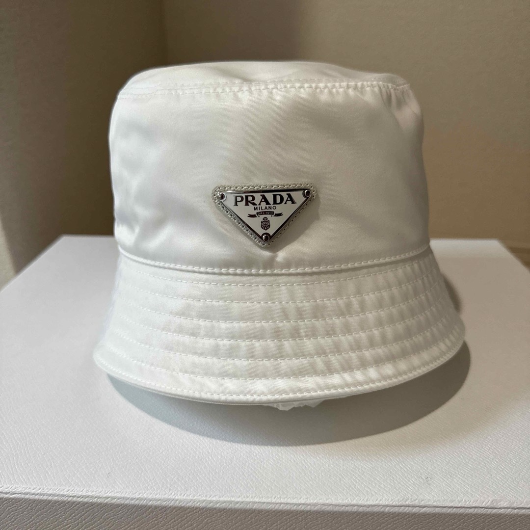 PRADA - お値下げしました!新品未使用 PRADA バケットハット PRADA - お値下げしました!新品未使用 PRADA バケットハット