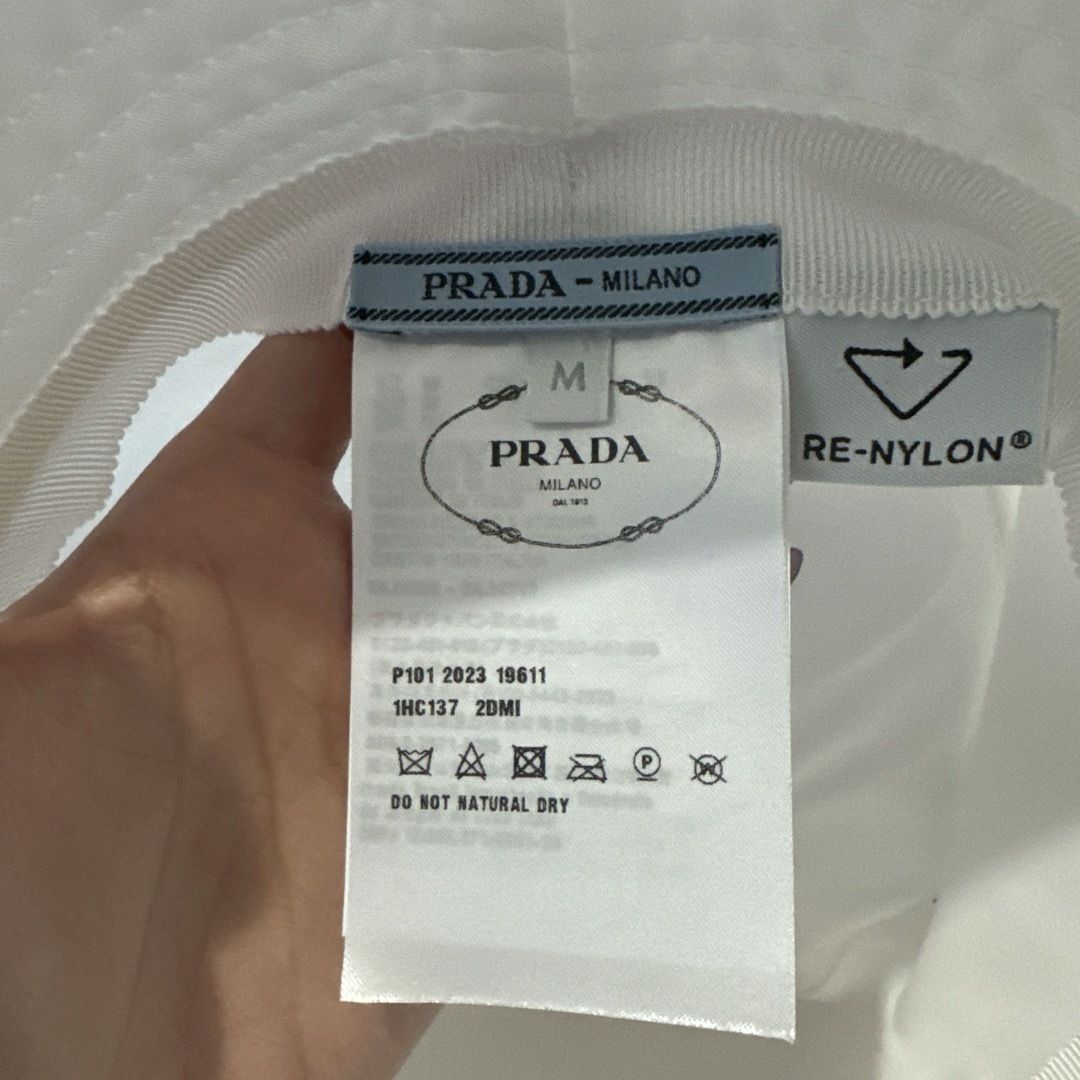 PRADA - お値下げしました!新品未使用 PRADA バケットハット PRADA - お値下げしました!新品未使用 PRADA バケットハット
