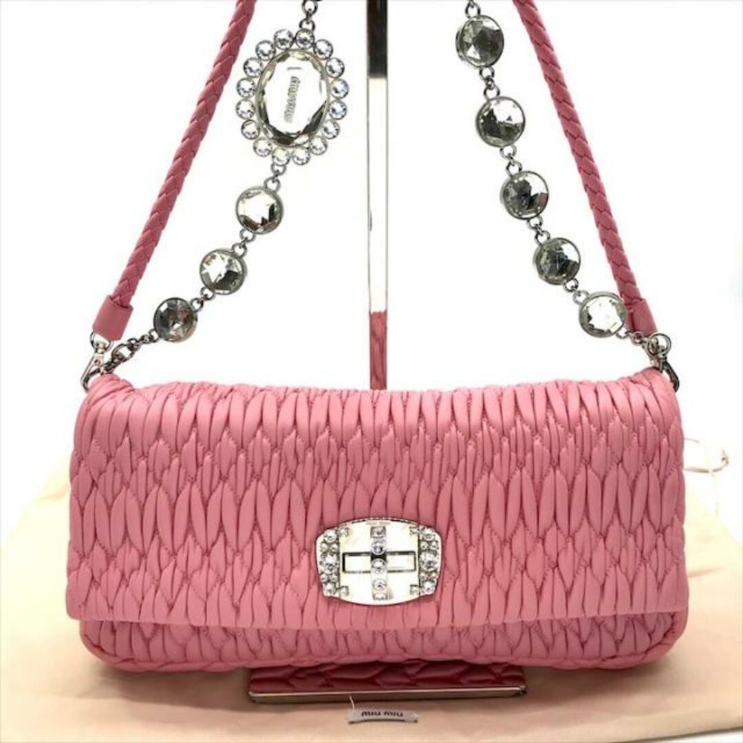 MIU MIU - 美品 MIUMIU ミュウミュウ マテラッセ ストーン MIU MIU - 美品 MIUMIU ミュウミュウ マテラッセ ストーン