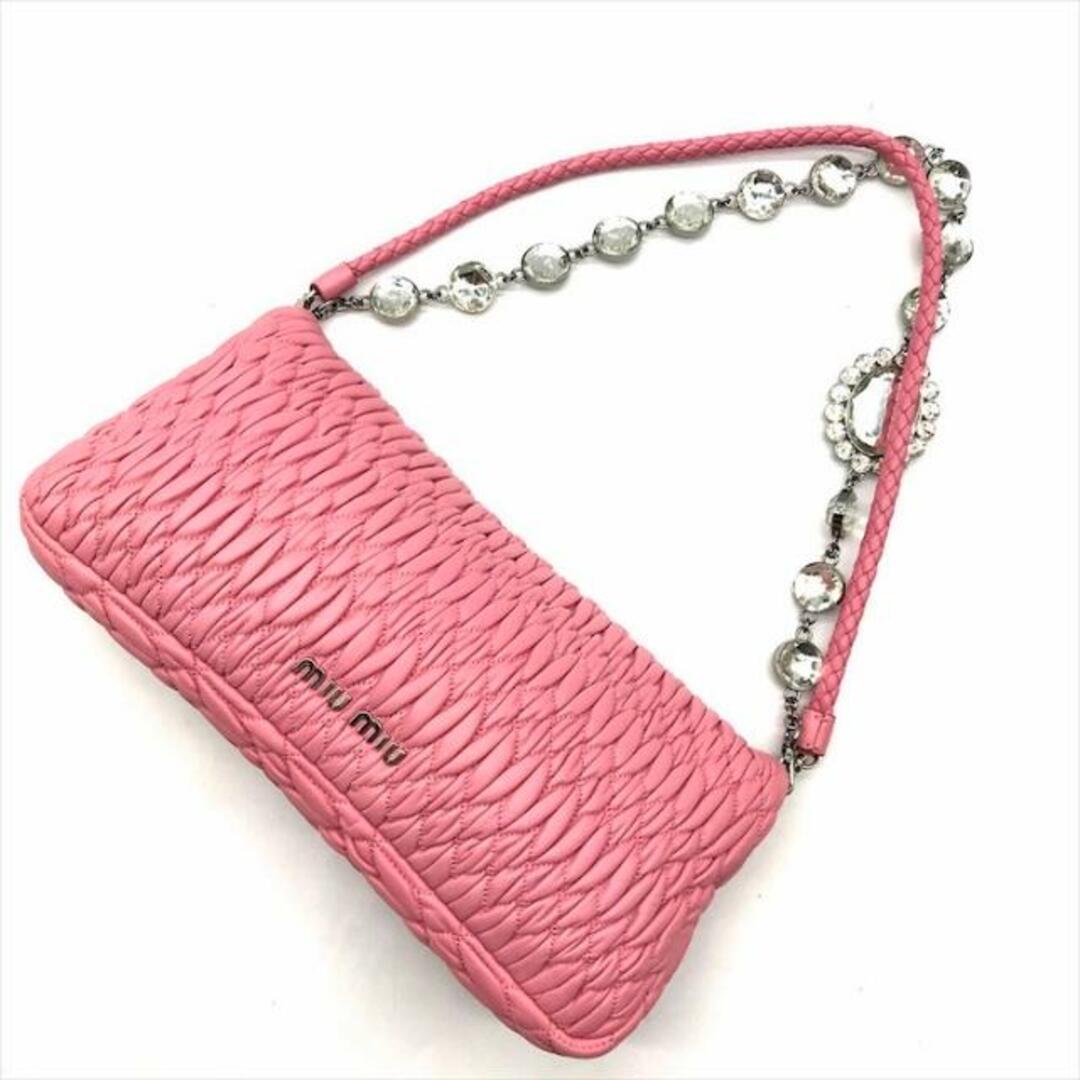 MIU MIU - 美品 MIUMIU ミュウミュウ マテラッセ ストーン MIU MIU - 美品 MIUMIU ミュウミュウ マテラッセ ストーン
