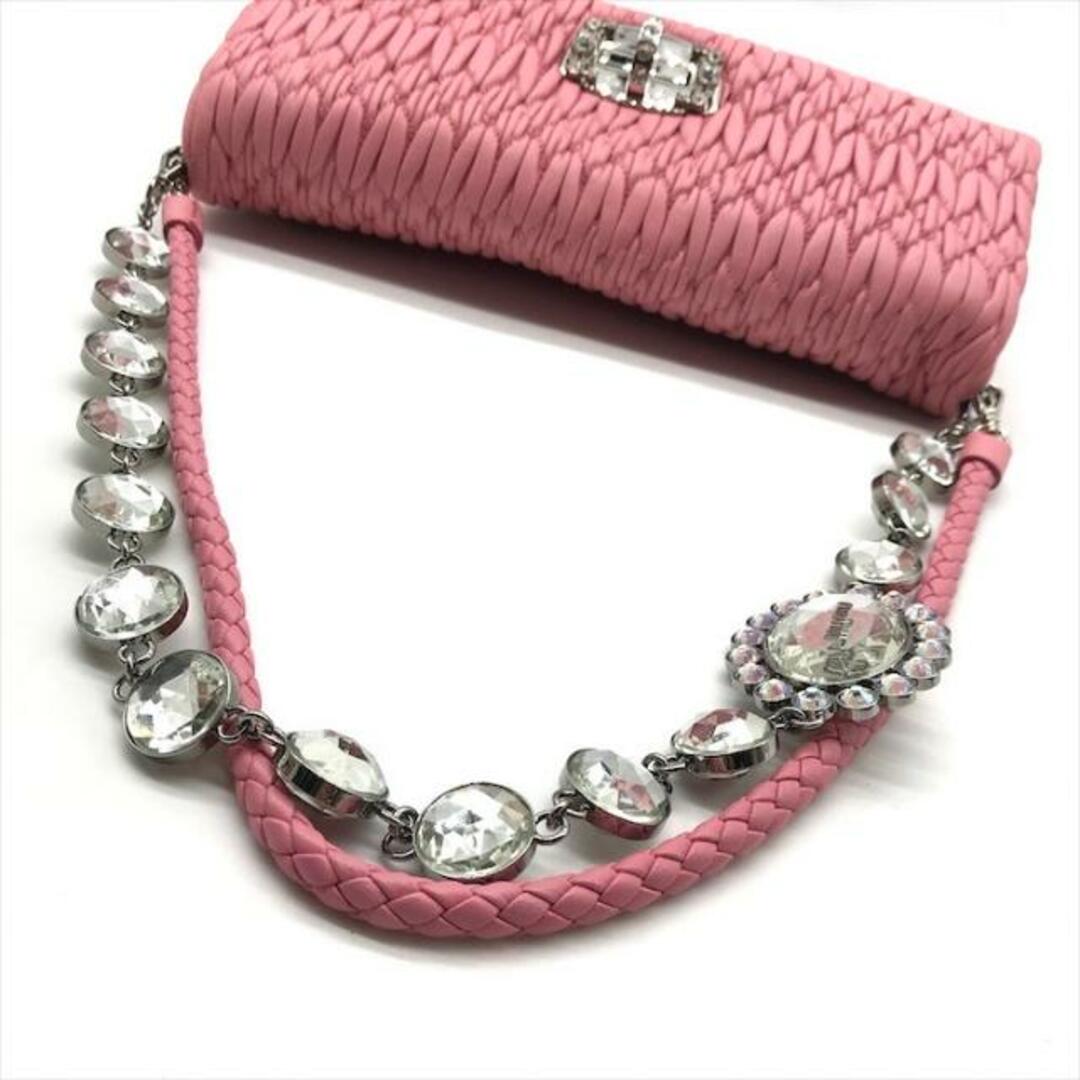 MIU MIU - 美品 MIUMIU ミュウミュウ マテラッセ ストーン MIU MIU - 美品 MIUMIU ミュウミュウ マテラッセ ストーン