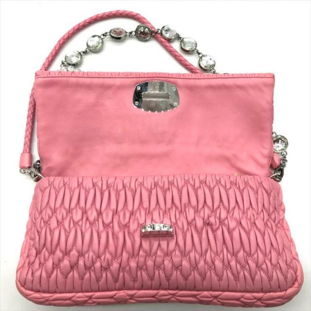 MIU MIU - 美品 MIUMIU ミュウミュウ マテラッセ ストーン MIU MIU - 美品 MIUMIU ミュウミュウ マテラッセ ストーン