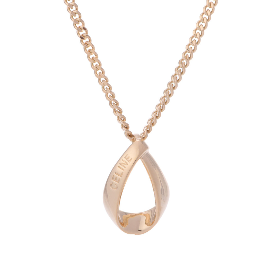 CELINE - 中古 セリーヌ CELINE レディース ネックレス K18イエローゴールド
