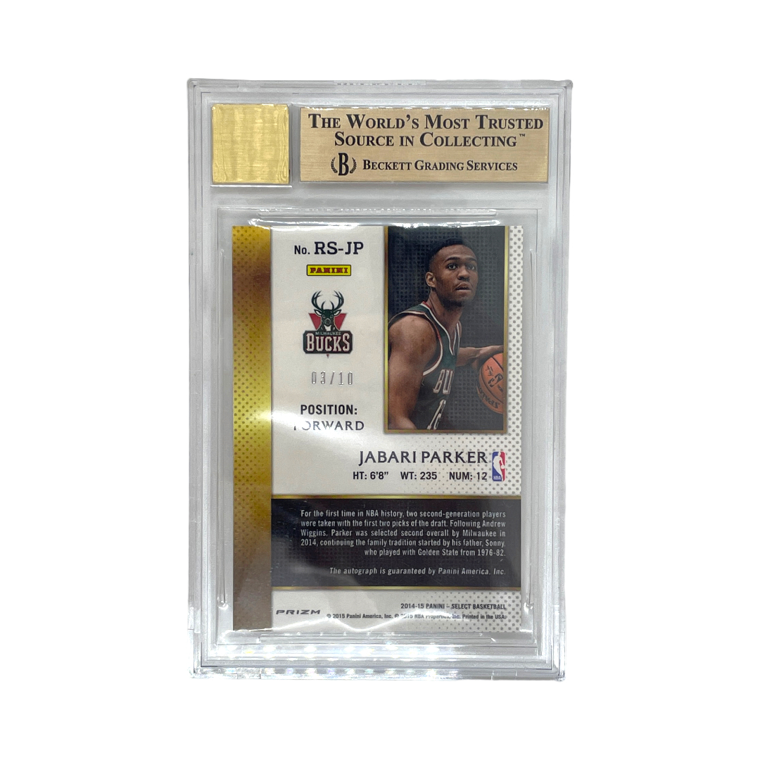 PANINI NBAカード SELECT ROOKIE SIGNATURES PRIZM GOLD JABARI PANINI NBAカード SELECT ROOKIE SIGNATURES PRIZM GOLD JABARI
