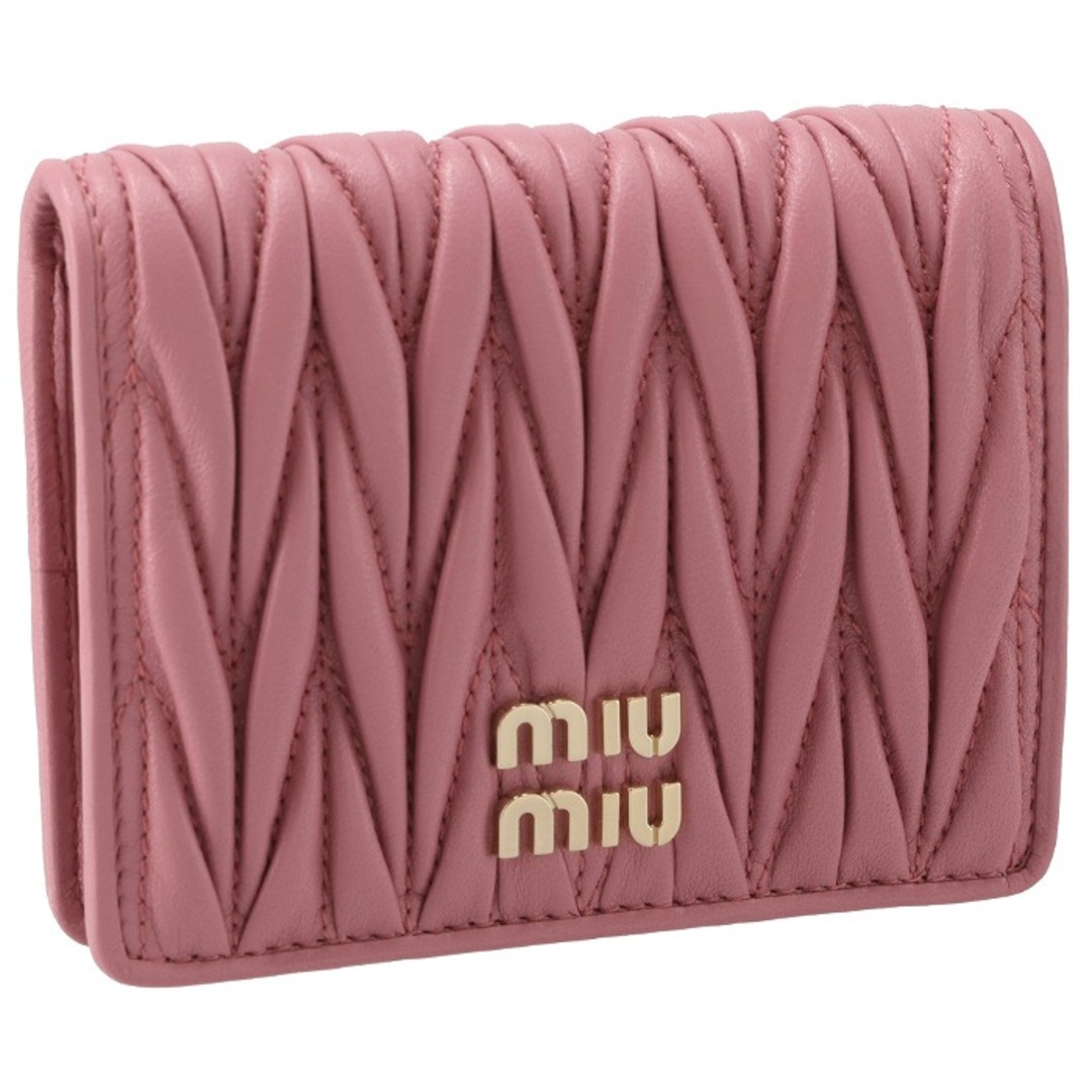 MIU MIU - ミュウミュウ MIU MIU 財布 二つ折り マテラッセ ミニ MIU MIU - ミュウミュウ MIU MIU 財布 二つ折り マテラッセ ミニ
