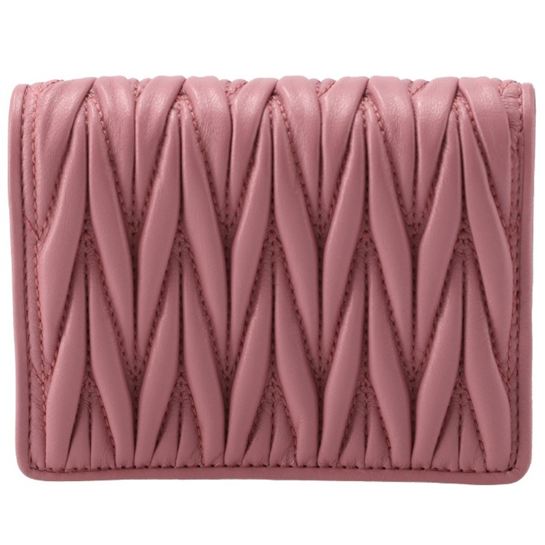 MIU MIU - ミュウミュウ MIU MIU 財布 二つ折り マテラッセ ミニ MIU MIU - ミュウミュウ MIU MIU 財布 二つ折り マテラッセ ミニ