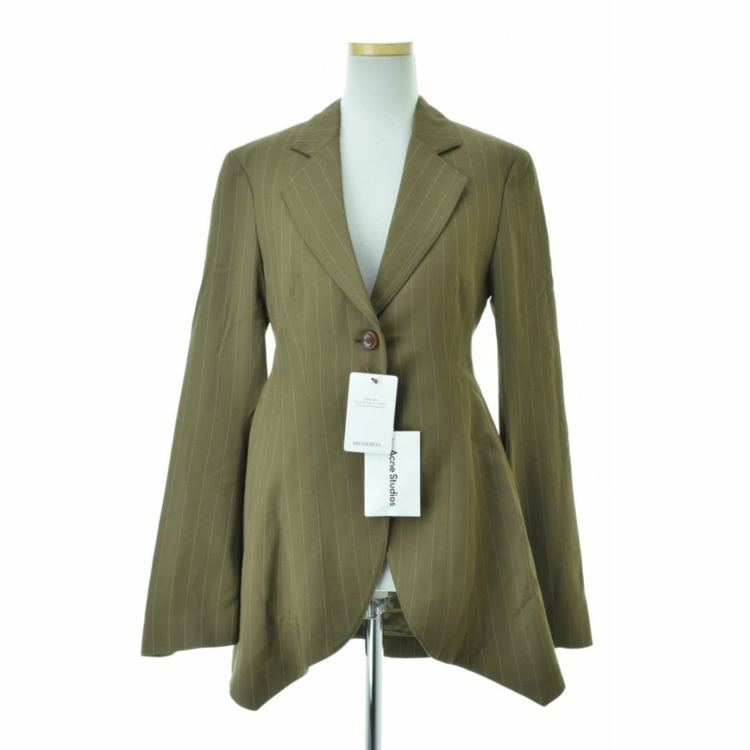 ACNE - 【AcneStudios】ストライプウール混 1ボタンテーラード ACNE - 【AcneStudios】ストライプウール混 1ボタンテーラード