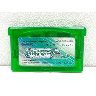 ゲームボーイアドバンス ポケットモンスター エメラルド【F3776-007】051(携帯用ゲームソフト)