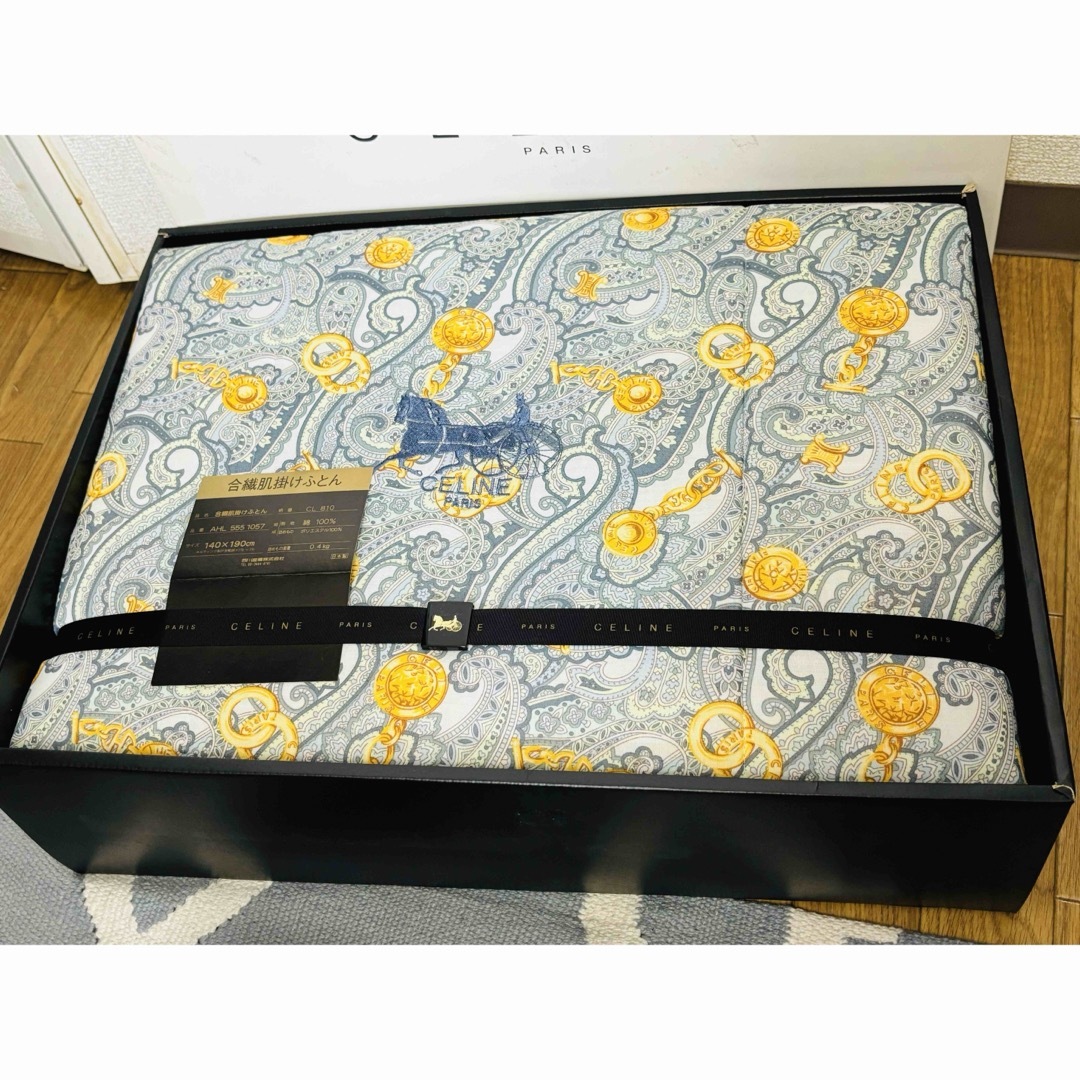CELINE - 新品 セリーヌ 東京西川 綿100% 肌掛け布団 詰め物ポリ CELINE - 新品 セリーヌ 東京西川 綿100% 肌掛け布団 詰め物ポリ