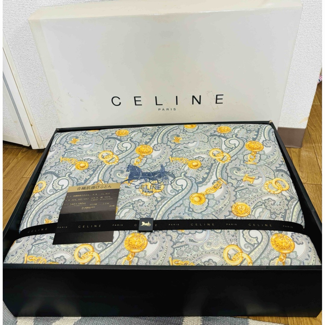 CELINE - 新品 セリーヌ 東京西川 綿100% 肌掛け布団 詰め物ポリ CELINE - 新品 セリーヌ 東京西川 綿100% 肌掛け布団 詰め物ポリ
