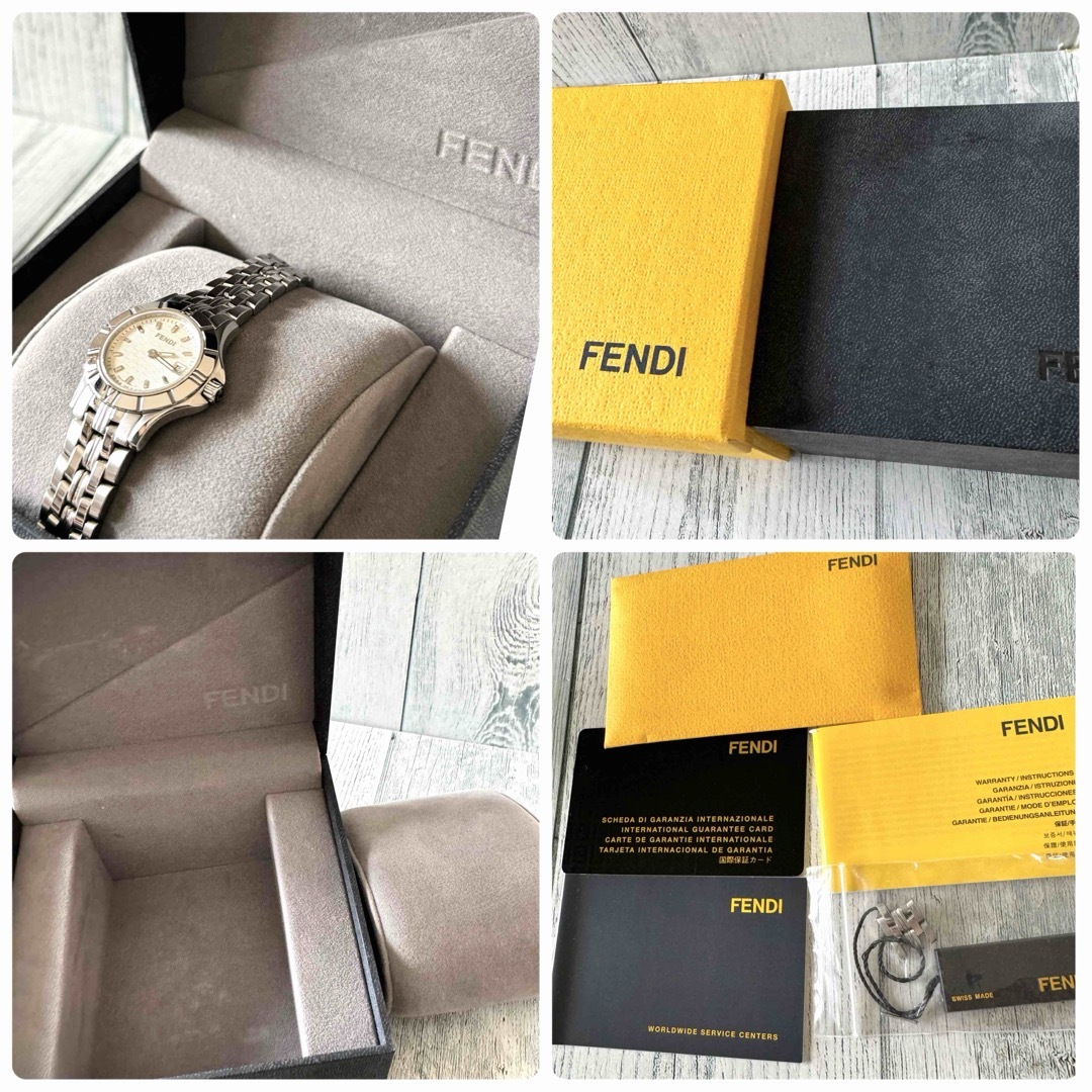 FENDI - 【希少】FENDI フェンディ 腕時計 2600L ホワイト調 FENDI - 【希少】FENDI フェンディ 腕時計 2600L ホワイト調