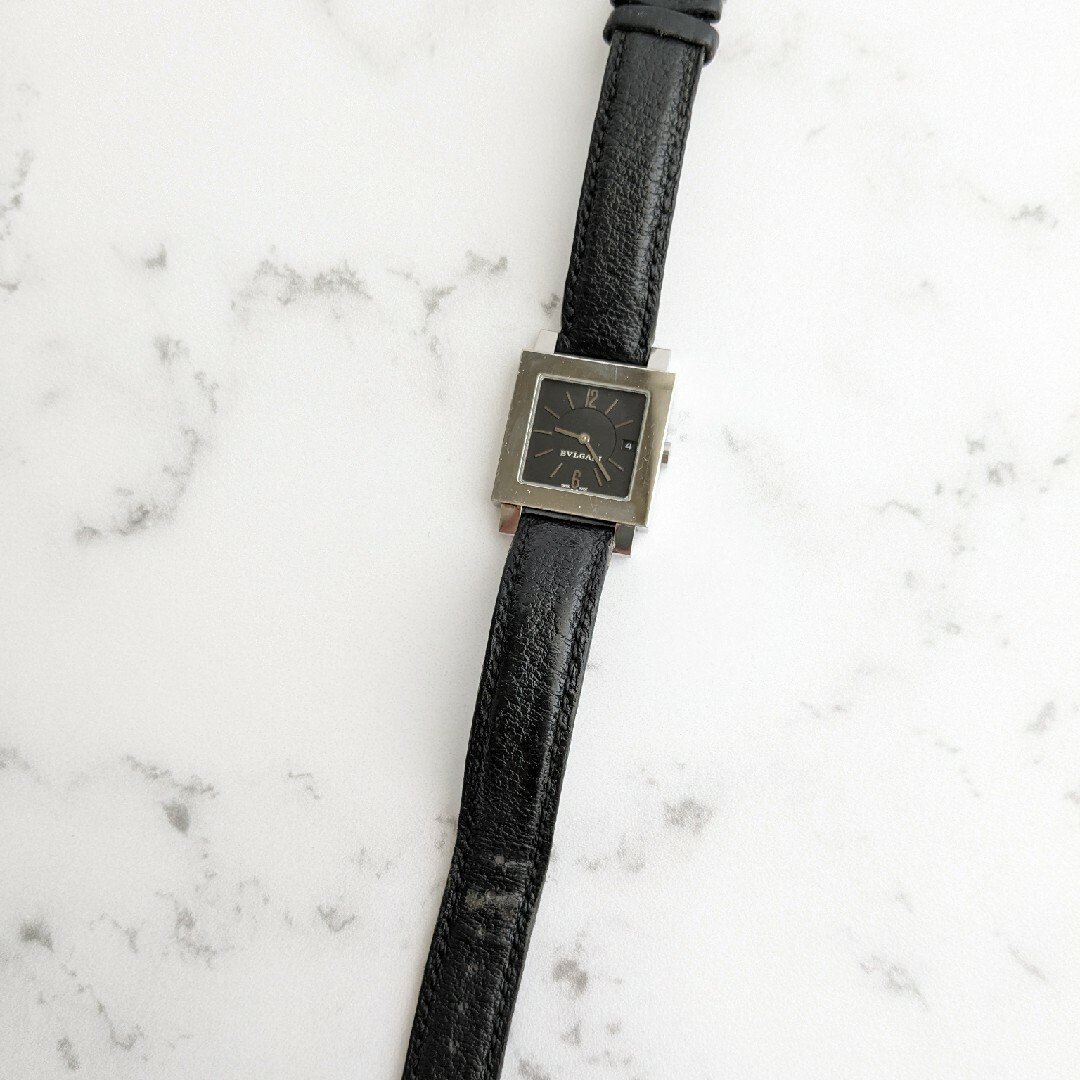 稼働品 ブルガリ BVLGARI クアドラード スクエア デイト 稼働品 ブルガリ BVLGARI クアドラード スクエア デイト