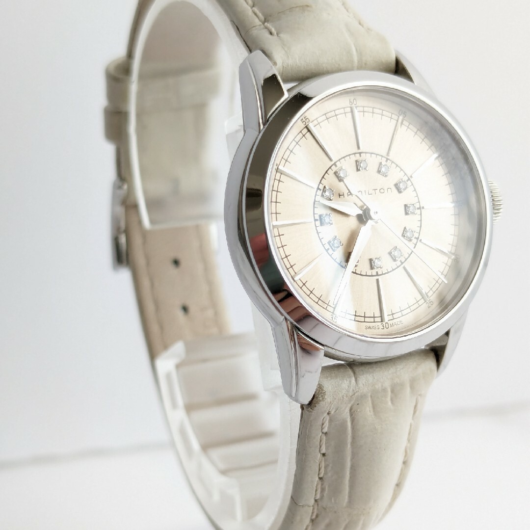 ハミルトン HAMILTON レイルロード 12Pダイヤ シャンパンゴールド ハミルトン HAMILTON レイルロード 12Pダイヤ シャンパンゴールド