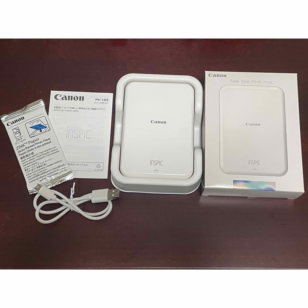 Canon スマホ専用ミニフォトプリンターiNSPiC ピンク PC周辺機器 Canon スマホ専用ミニフォトプリンターiNSPiC ピンク PC周辺機器