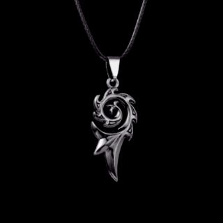 【N090】ネックレス　メンズ　シルバー　ドラゴン　アクセサリー(ネックレス)
