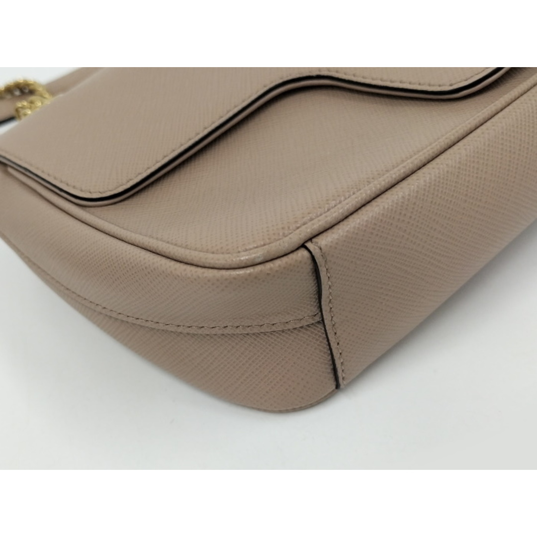 PRADA - PRADA チェーンショルダーバッグ サフィアーノレザー PRADA - PRADA チェーンショルダーバッグ サフィアーノレザー