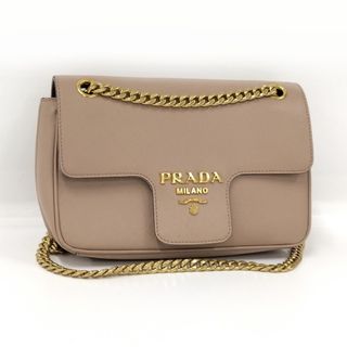 PRADA - PRADA チェーンショルダーバッグ サフィアーノレザー PRADA - PRADA チェーンショルダーバッグ サフィアーノレザー