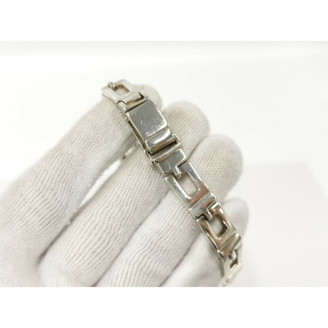 GUCCI - GUCCI ブレスレット ロゴ Gモリーフ SV925 シルバーの GUCCI - GUCCI ブレスレット ロゴ Gモリーフ SV925 シルバーの